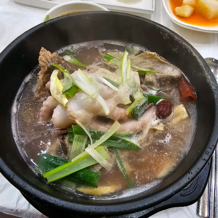설렁탕 안의 내용물