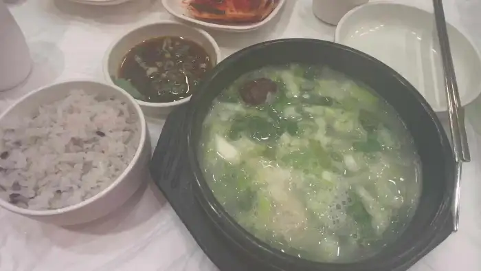 설렁탕과 밥, 국물