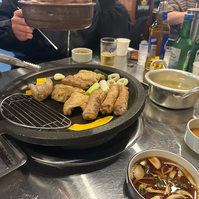 술과 함께 즐기는 막창 한상차림