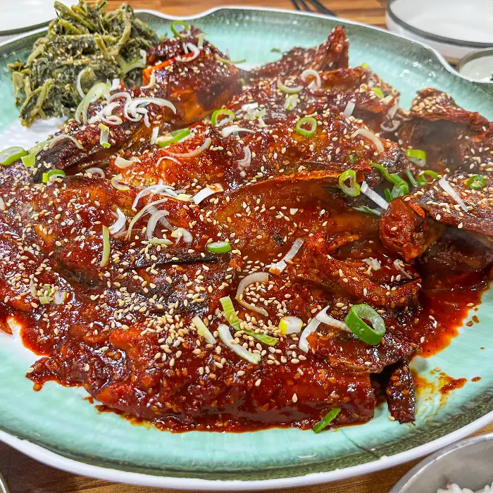 코다리찜과 곁들여 나온 시래기