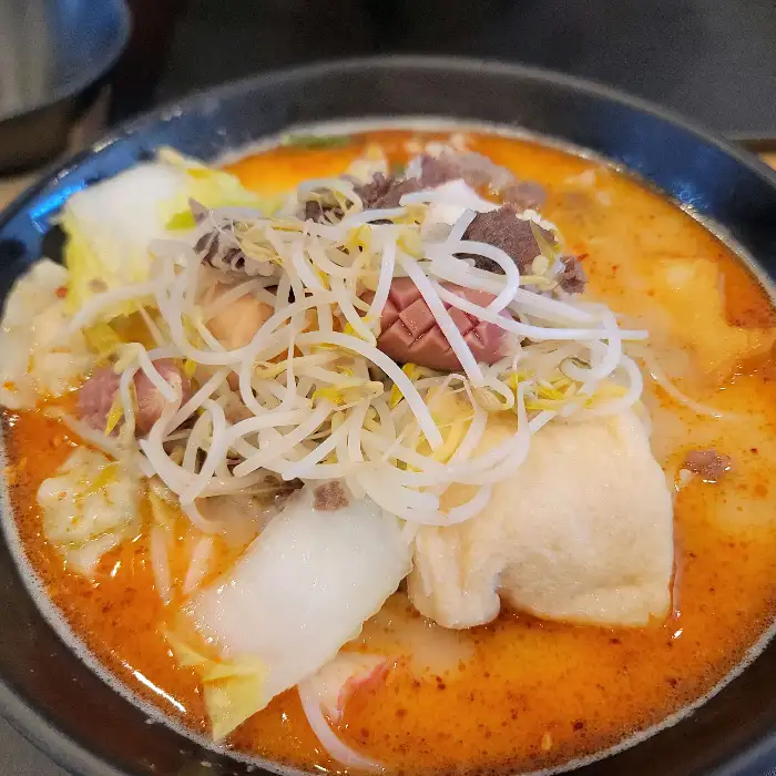 마라탕의 푸짐한 모습
