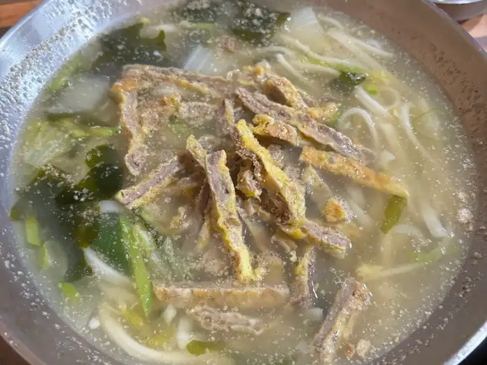 칼국수 메뉴