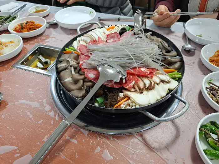 버섯전골 재료 상세 컷