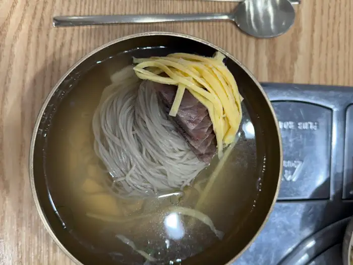 평양냉면 근접샷