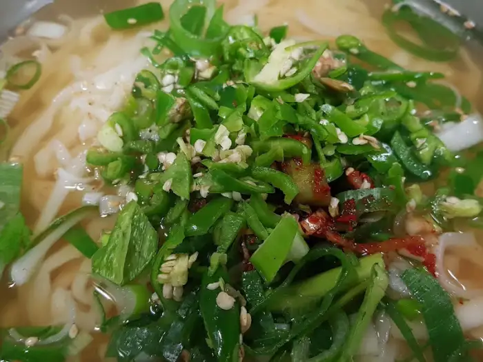 진아집 손칼국수 클로즈업