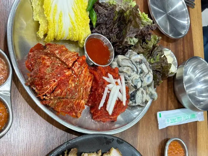 보쌈 김치 디테일