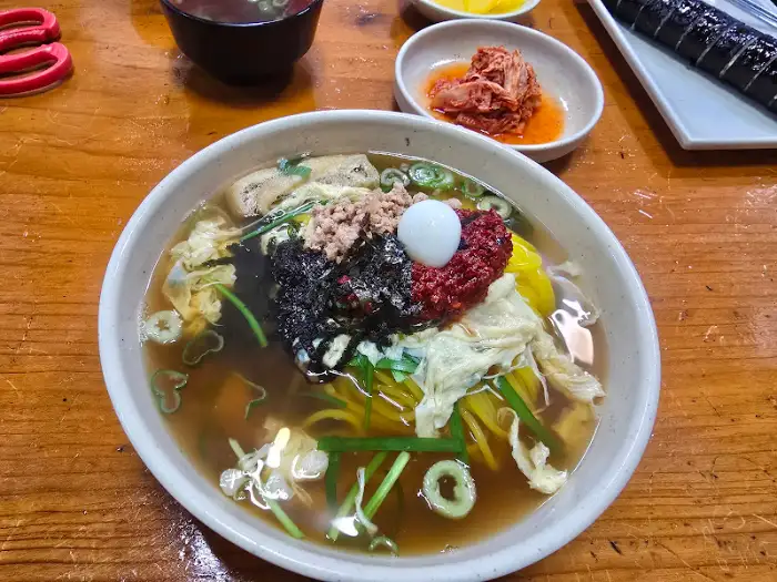 풍미당 물쫄면 근접샷