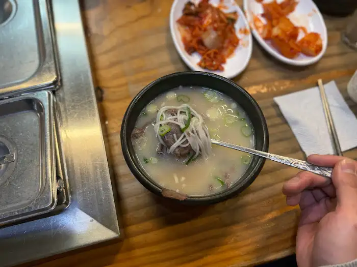 설렁탕 클로즈업