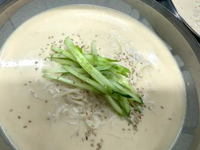 콩국수 클로즈업