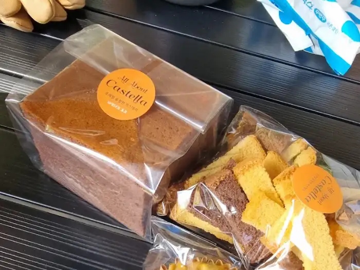 카스테라 단면