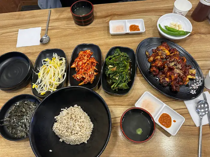전체 상차림 모습