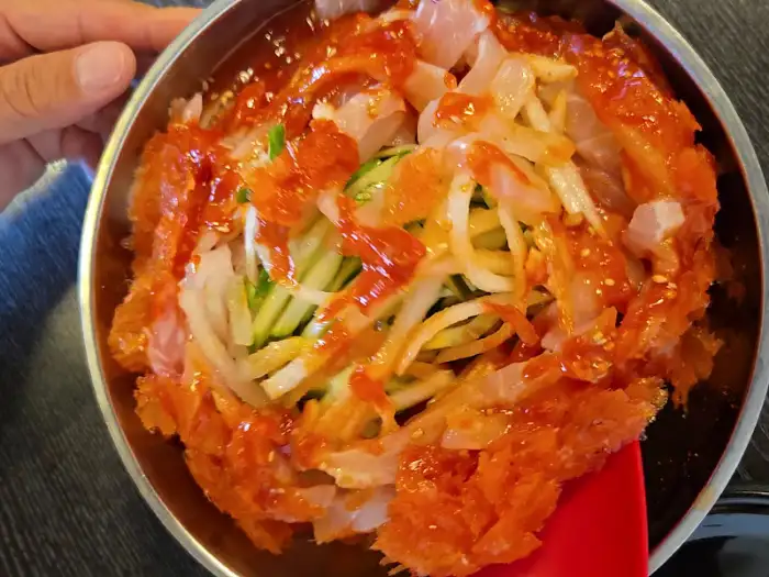 물회의 전체적인 모습