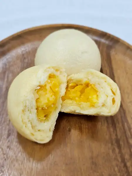찐빵 속 팥앙금 단면