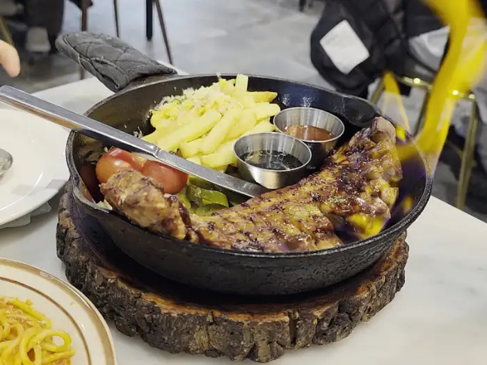 철판 스테이크