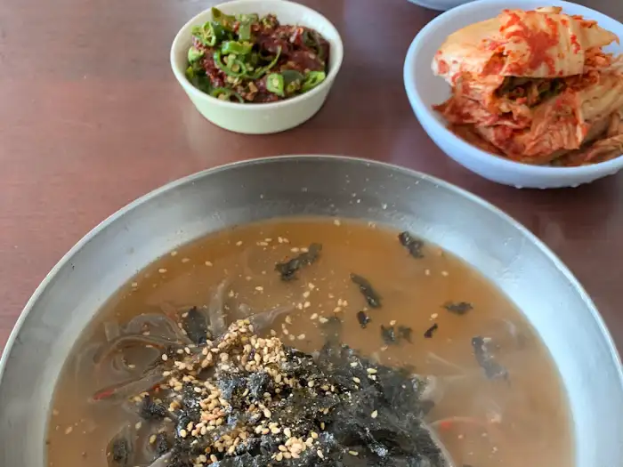 메밀콧등치기와 반찬