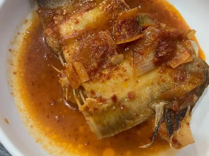 고성 부두식당 가자미조림