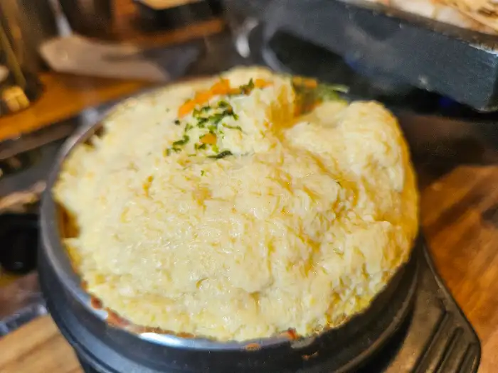 돈벼락김치삼겹살 계란찜