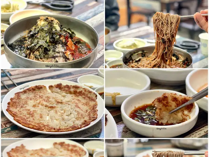 메밀전병 클로즈업
