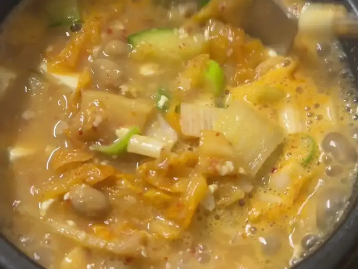 김치청국장 요리