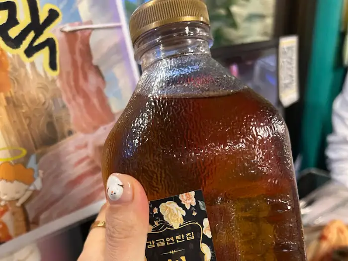 병에 담긴 시원한 음료수