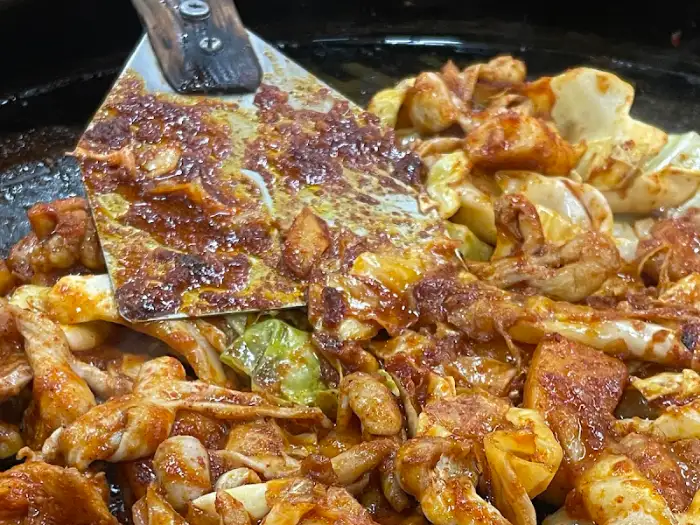 닭갈비 클로즈업