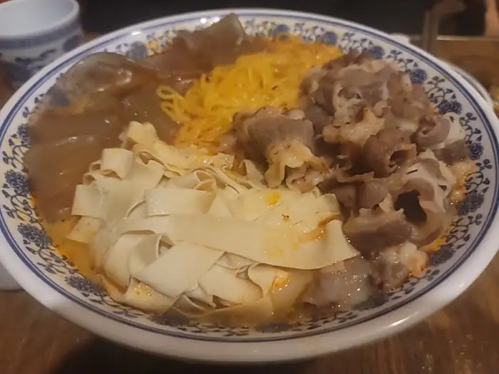 마라탕 국물과 면