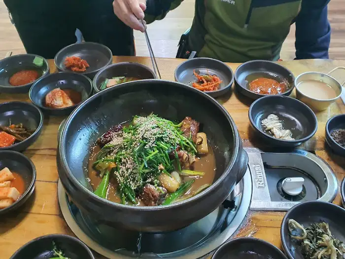 전골을 덜어낸 모습