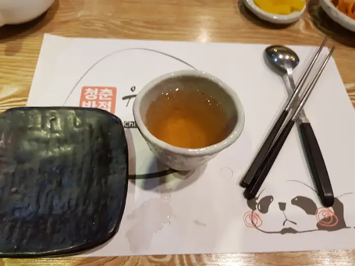 준비된 식기 세트