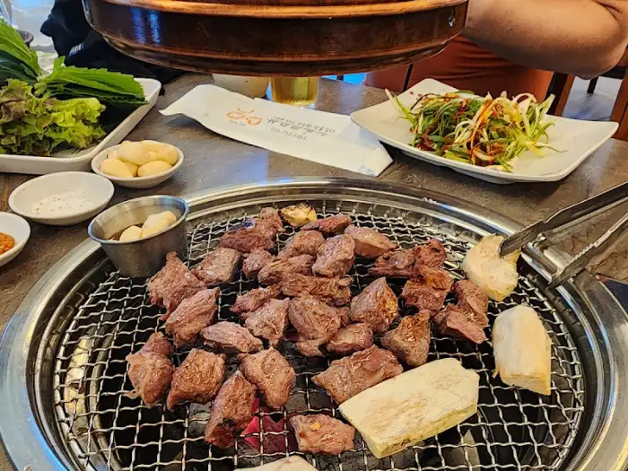 숯불 위 갈매기살