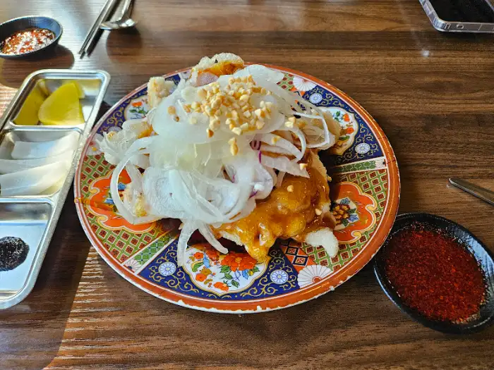 찹쌀 탕수육 모습
