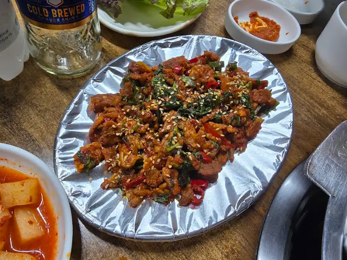 매콤달콤한 양념 막창구이