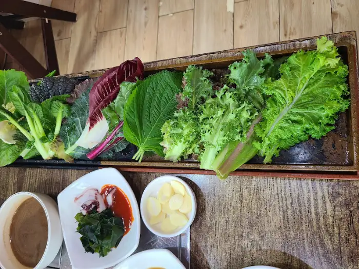 신선한 잎채소들의 향연