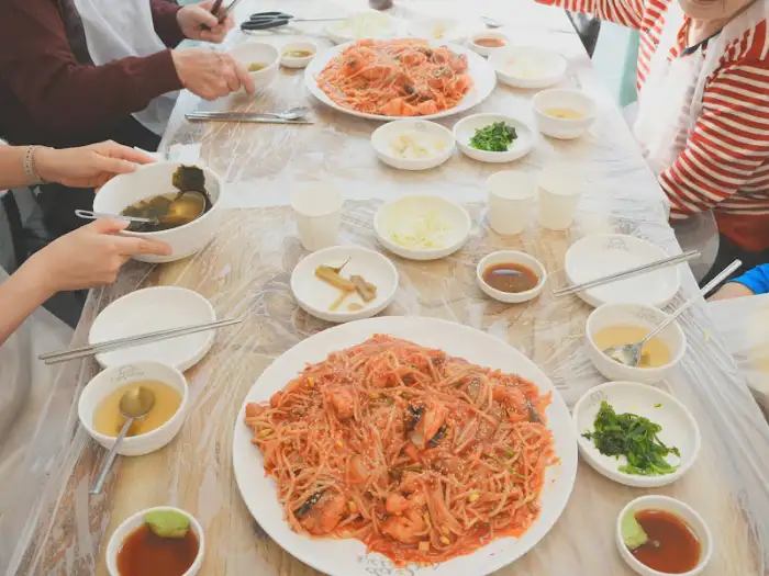 신성아구찜 아산점 가족 식사