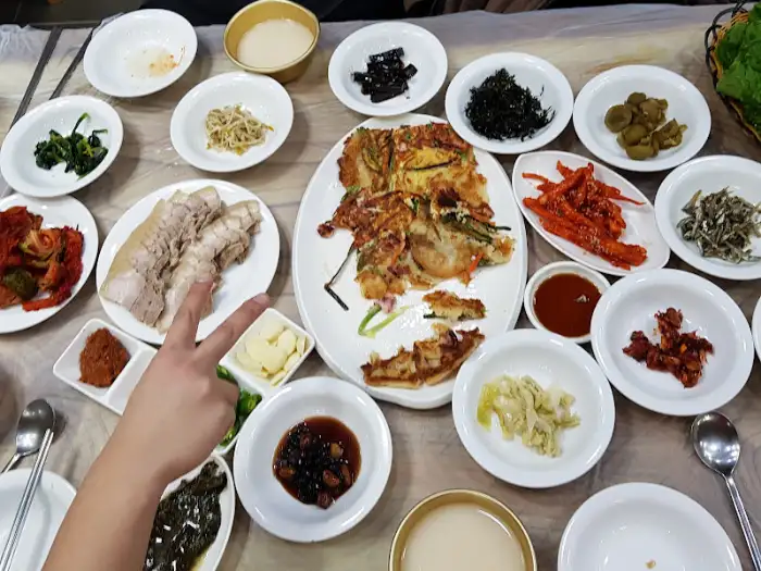 무주 원조할매보쌈 음식 클로즈업