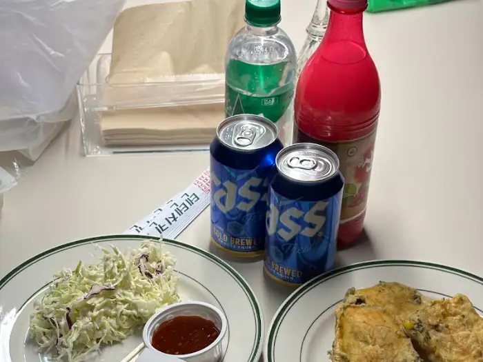 치킨과 함께 나온 사이드 메뉴
