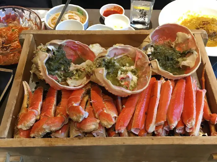 대게찜 전체 모습