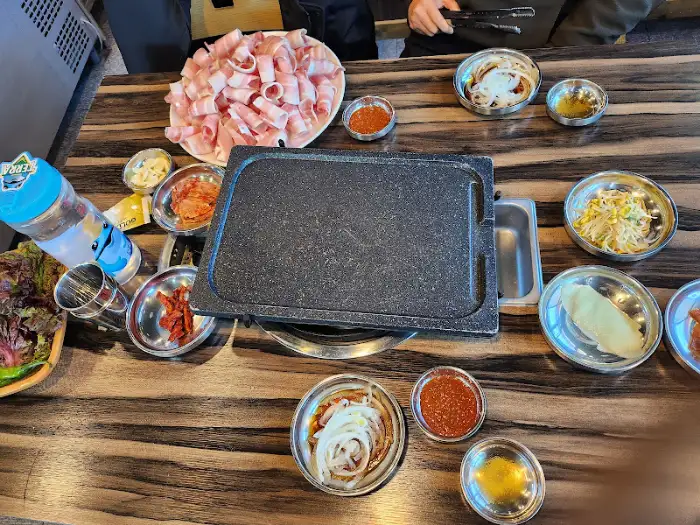 준비된 삼겹살
