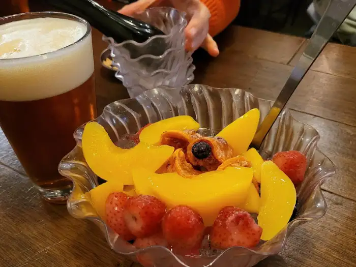 황도와 맥주
