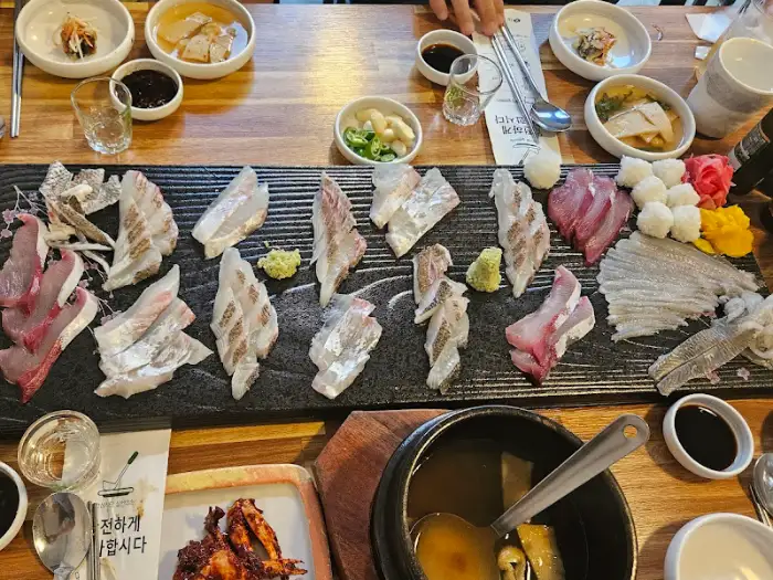 다양한 종류의 신선한 회