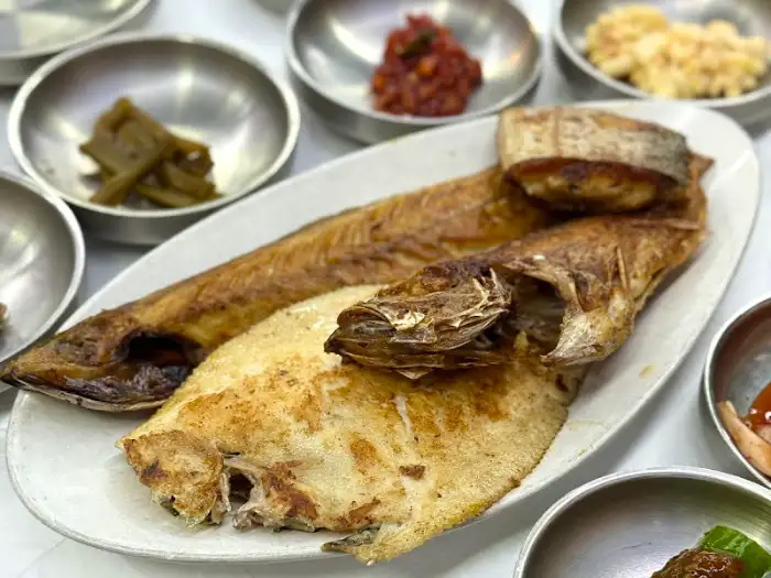 생선구이 클로즈업