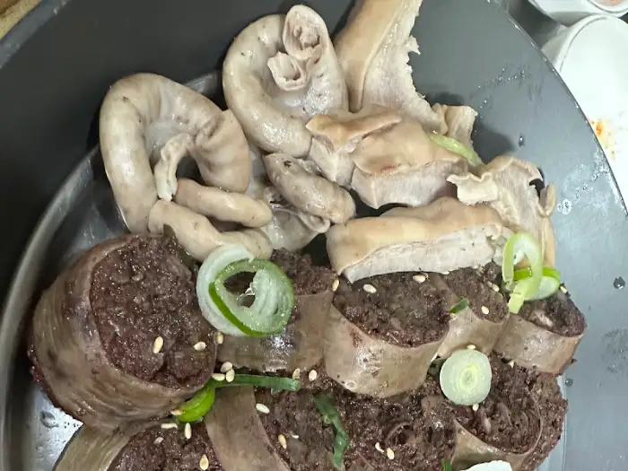 모듬순대 일부