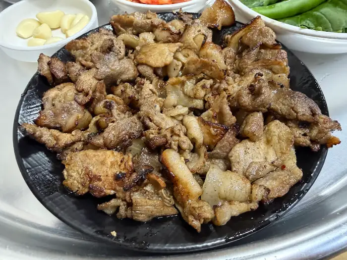 석쇠에 구워지는 불고기
