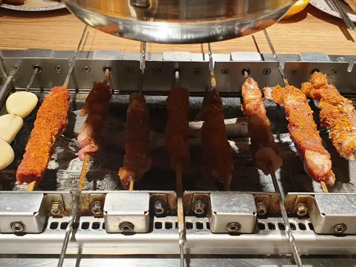 다양한 종류의 양꼬치