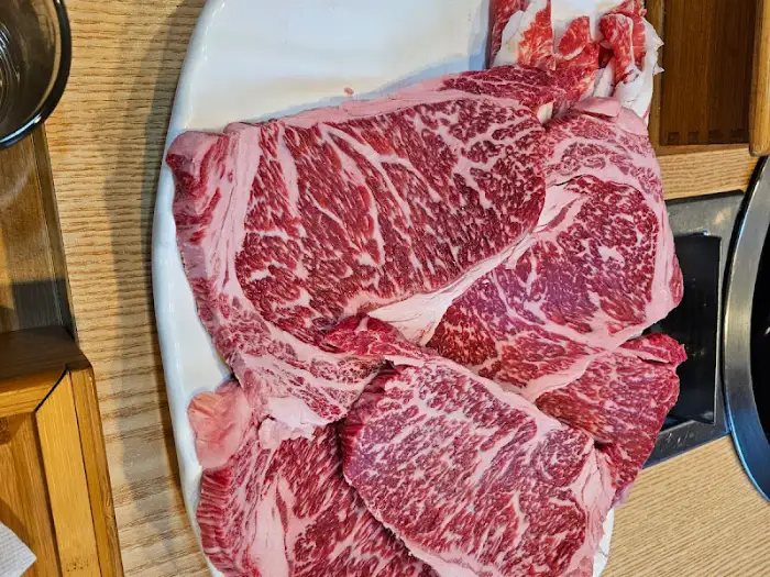 신선한 흑돼지 등심
