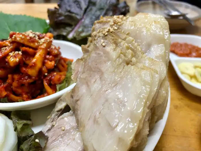 보쌈 근접