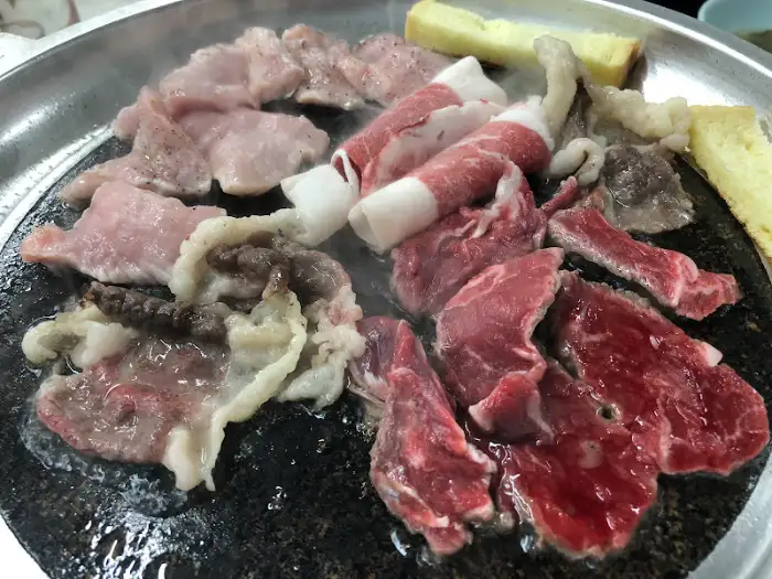 다양한 소고기 부위 근접 촬영