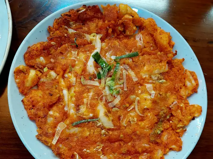 해물김치전