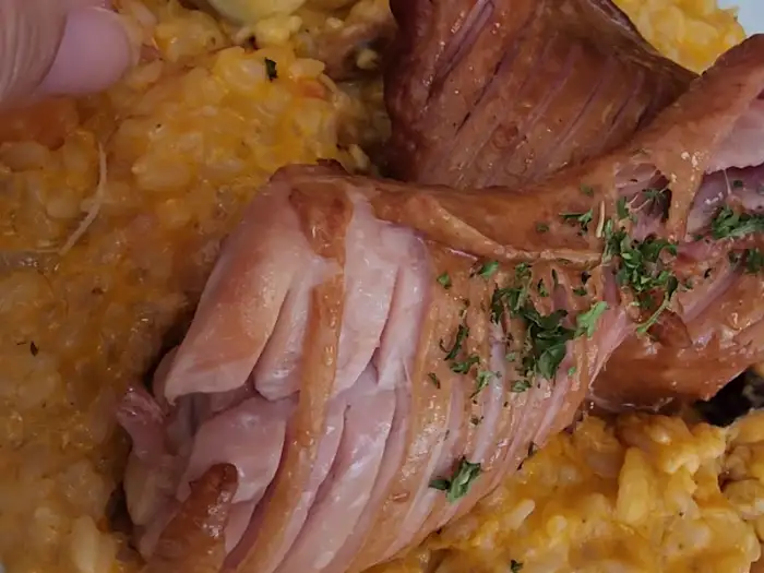 오이스터 치킨 쉬림프 리조또