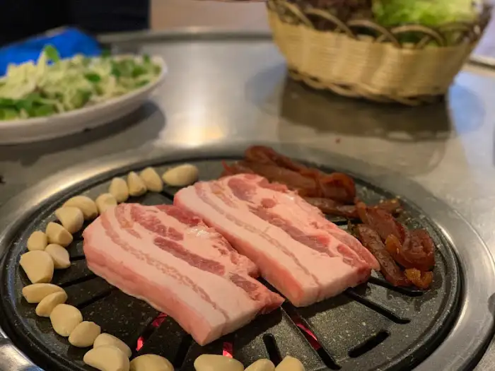 삼겹살과 마늘