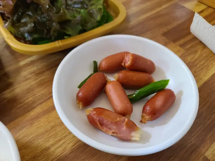 소시지 반찬